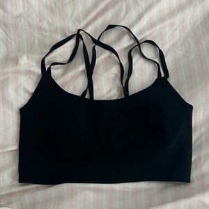 Aerie Black Strappy Bralette
